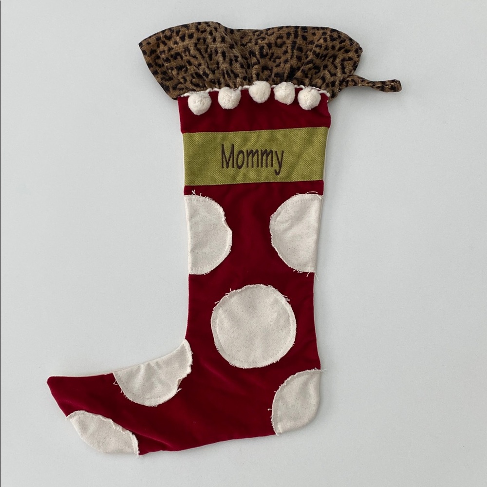 Ballard Designs Christmas Stocking Mommy